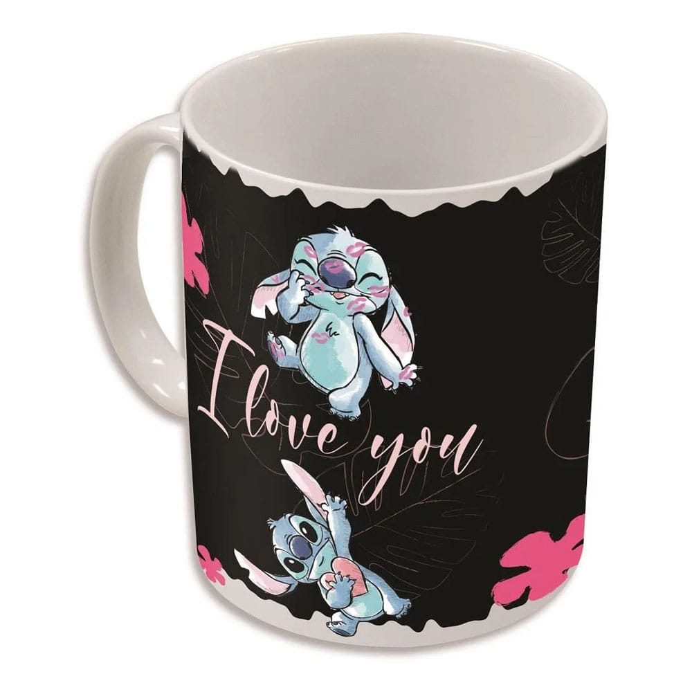 Lilo & Stitch Tasse mit Thermoeffekt Stitch & Angel 325 ml