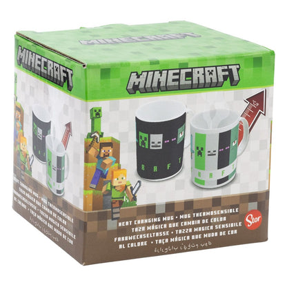 Minecraft Tasse mit Thermoeffekt Squared Pattern 325 ml