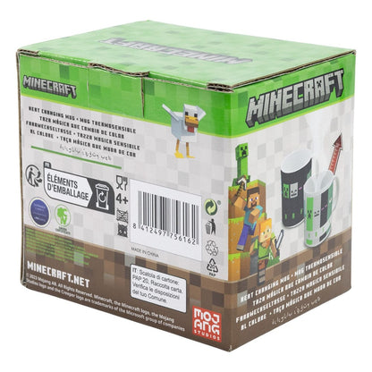 Minecraft Tasse mit Thermoeffekt Squared Pattern 325 ml