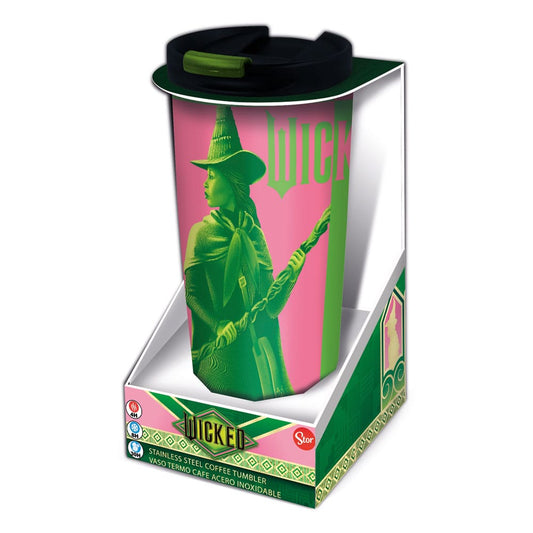Wicked Edelstahl-Reisebecher Elphaba & Glinda