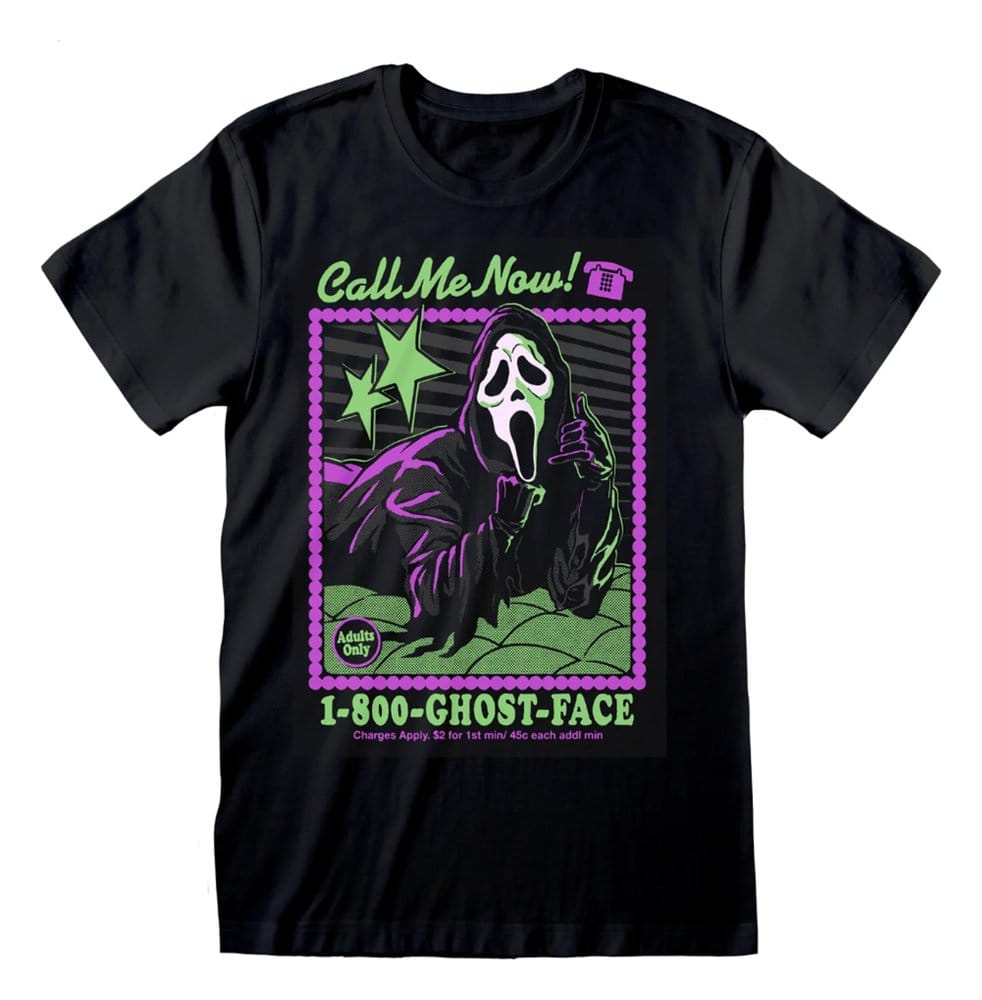 Steven Rhodes x Scream T-Shirt Ghostface x SR 1800 Black