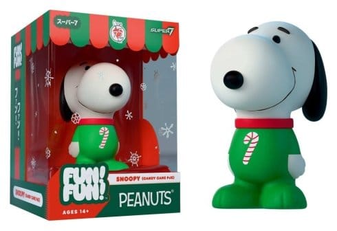 Vintage Peanuts Fun! Fun! Minifigur Wave 03 Holiday Snoopy (Candy Cane PJs)