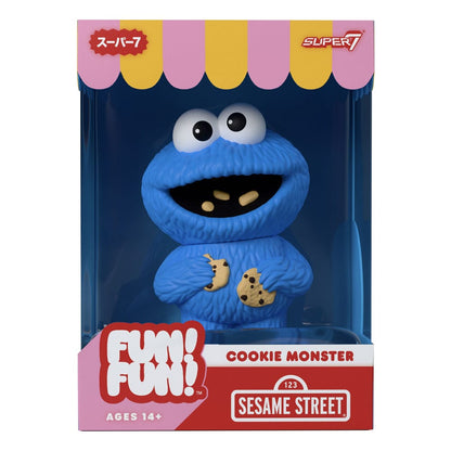 Sesamstraße FUN! FUN! Soft Vinyl Figur Wave 02 Cookie Monster 13 cm