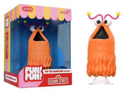 Sesamstraße Fun! Fun! Soft Vinyl Figur Yip Yip Martian (Orange) 18 cm