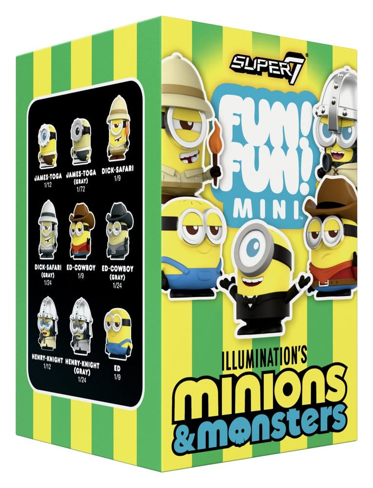 Minions Fun! Fun! Minifiguren Wave 01 Minions & Monsters Blind Box Display (9)