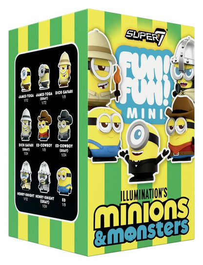 Minions Fun! Fun! Minifiguren Wave 01 Minions & Monsters Blind Box Display (9)