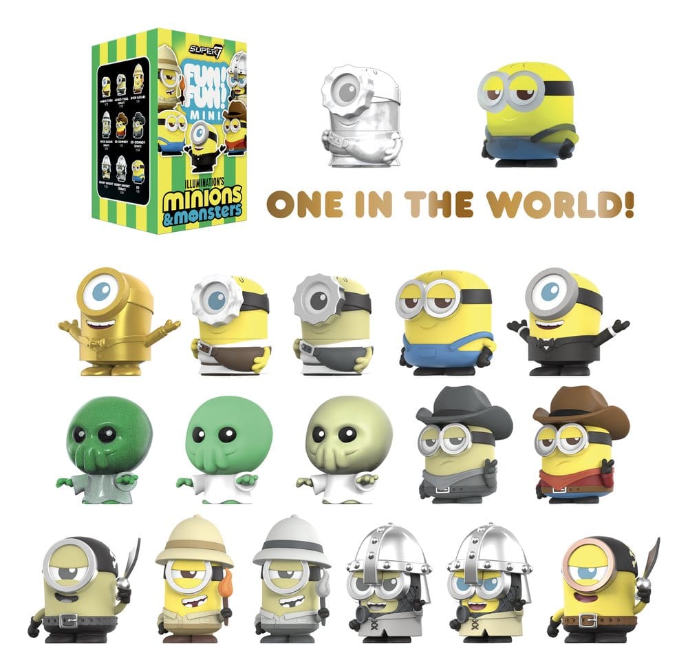 Minions Fun! Fun! Minifiguren Wave 01 Minions & Monsters Blind Box Display (9)