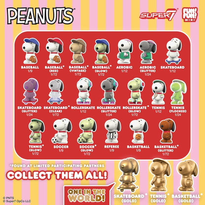 Peanuts Fun! Fun! Minifiguren Wave 01 Athlete Snoopy Blind Box Display (9)