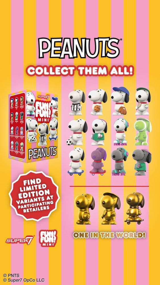 Peanuts Fun! Fun! Minifiguren Wave 01 Athlete Snoopy Blind Box Display (9)