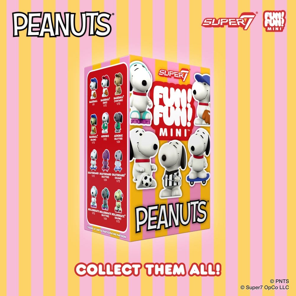 Peanuts Fun! Fun! Minifiguren Wave 01 Athlete Snoopy Blind Box Display (9)