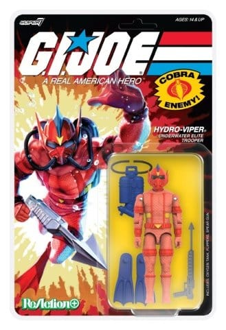 GI Joe ReAction+ Actionfigur Wave 07 Hydro Viper (Comic) 10 cm