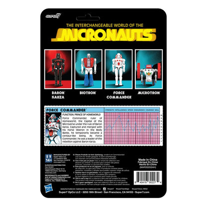 Micronauts ReAction+ Actionfigur Wave 02 Force Commander 9 cm