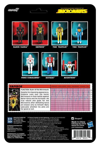 Micronauts ReAction+ Actionfigur Wave 03 Emperor 10 cm
