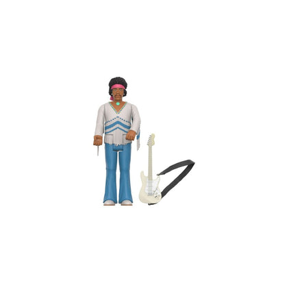 Jimi Hendrix ReAction Actionfigur Jimi Hendrix (Festival) 10 cm