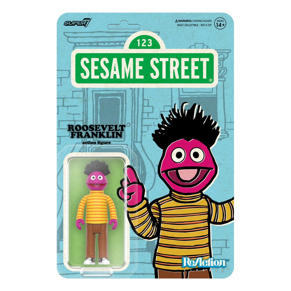 Sesamstraße ReAction Actionfigur Wave 04 Roosevelt Franklin 10 cm