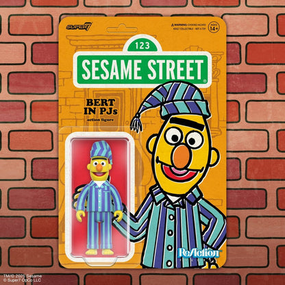 Sesamstraße ReAction Actionfigur Wave 06 Bert (PJ) 10 cm