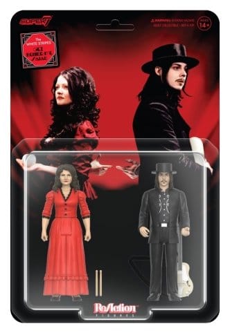 White Stripes ReAction Actionfiguren 2er-Pack Wave 01 The White Stripes (Get Behind Me Satan) 10 cm