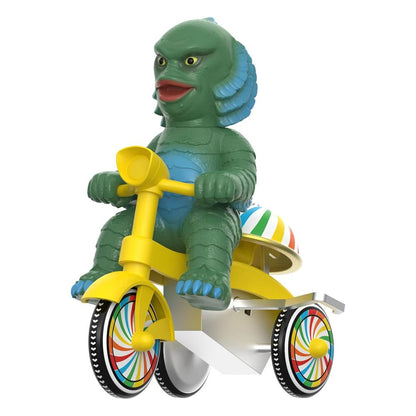 Universal Monsters Super Cycles Actionfigur Der Schrecken vom Amazonas (Dark Green with Yellow Trike) 13 cm