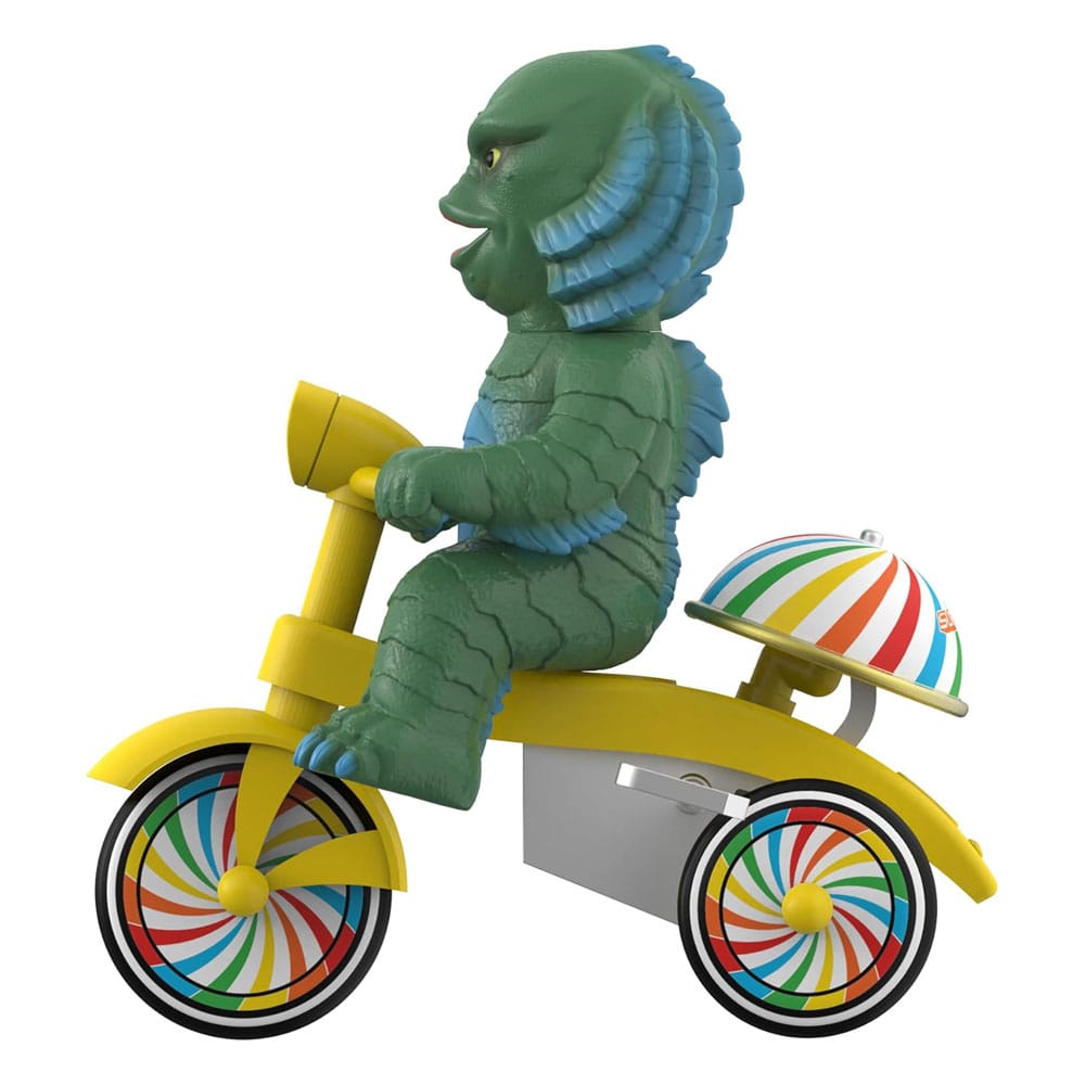 Universal Monsters Super Cycles Actionfigur Der Schrecken vom Amazonas (Dark Green with Yellow Trike) 13 cm