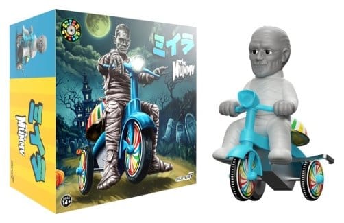 Universal Monsters Super Cycles Fahrzeug The Mummy (Light Grey w/ Blue Trike)