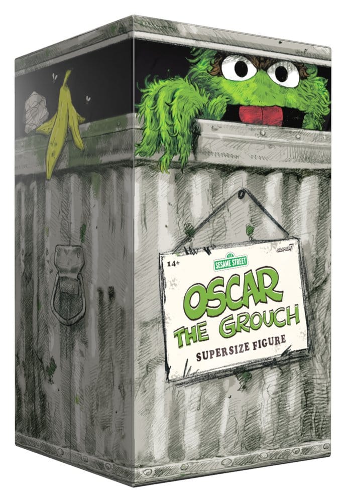 Sesame Street SuperSize Vinyl Figur Oscar The Grouch