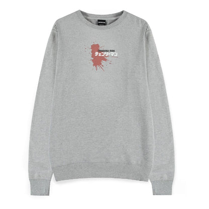 Chainsaw Man Pullover Power Grey Melange Größe M