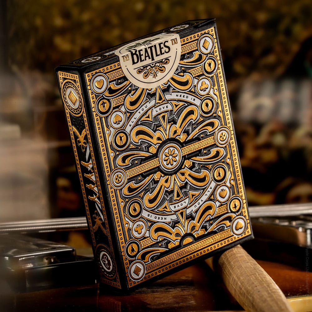 The Beatles Spielkarten Black Special Edition