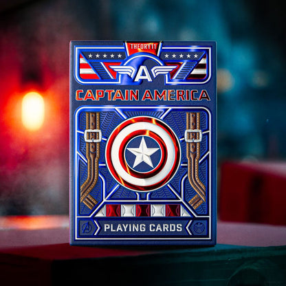 Captain America Spielkarten Patriotic Design