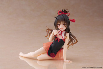 To Love-Ru Darkness PVC Statue Desktop Cute Figure Mikan Yuki Chinese Dress Ver. 13 cm