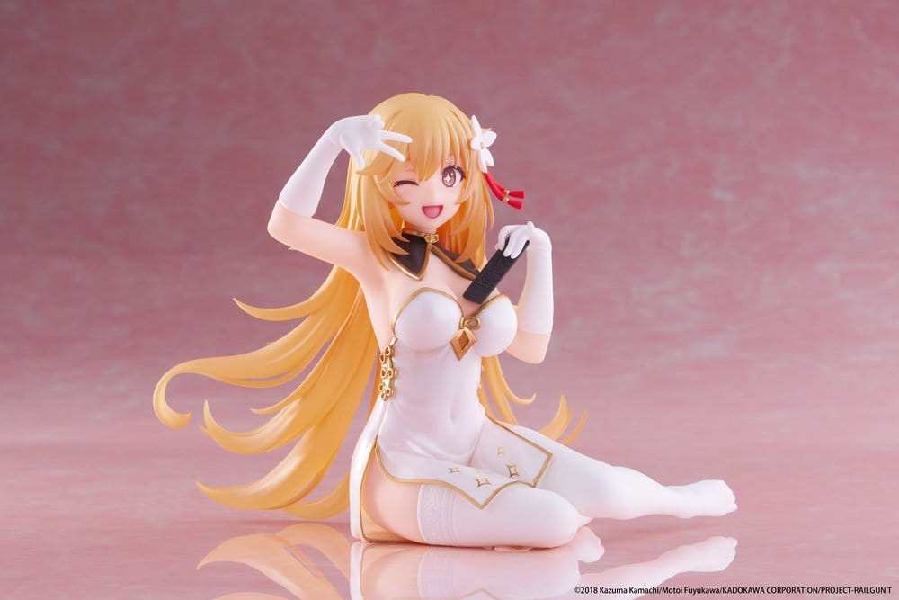 A Certain Scientific Railgun PVC Statue Desktop Cute Figure Misaki Shokuho Chinese Dress Ver. 13 cm
