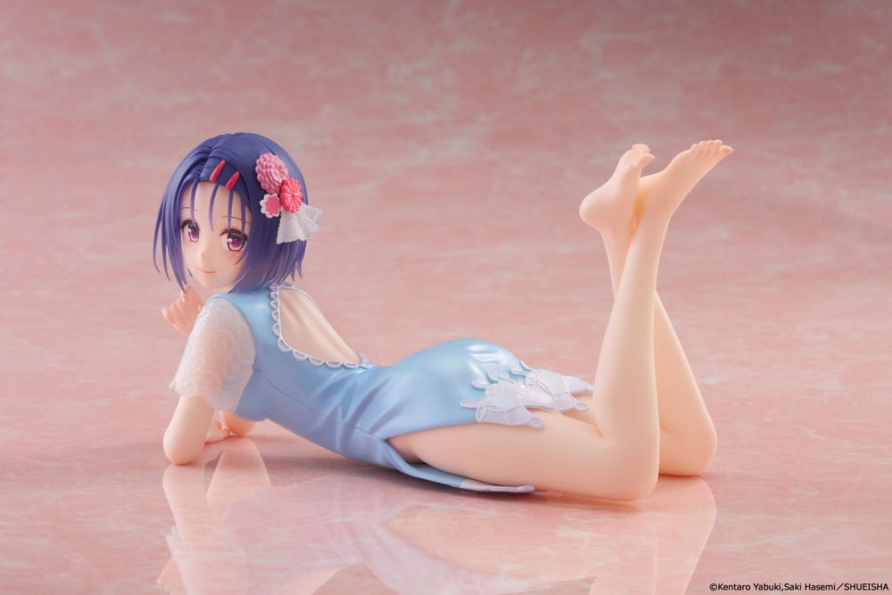 To Love-Ru Darkness PVC Statue Desktop Cute Figure Haruna Sairenji (China Dress Ver.) 13 cm