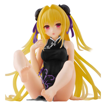 To Love-Ru Darkness PVC Statue Desktop Cute Figure Golden Darkness  (China Dress Ver.) Renewal 13 cm