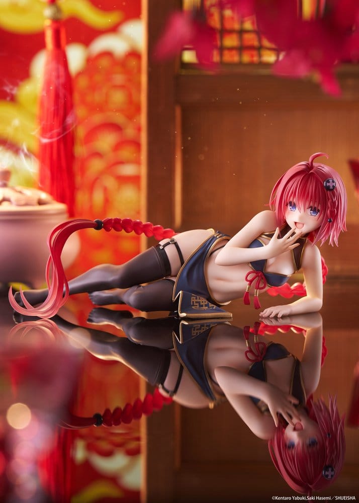 To Love-Ru Darkness Desktop Cute PVC Figur Mea Kurosaki (Chinese Dress Ver.) 13 cm