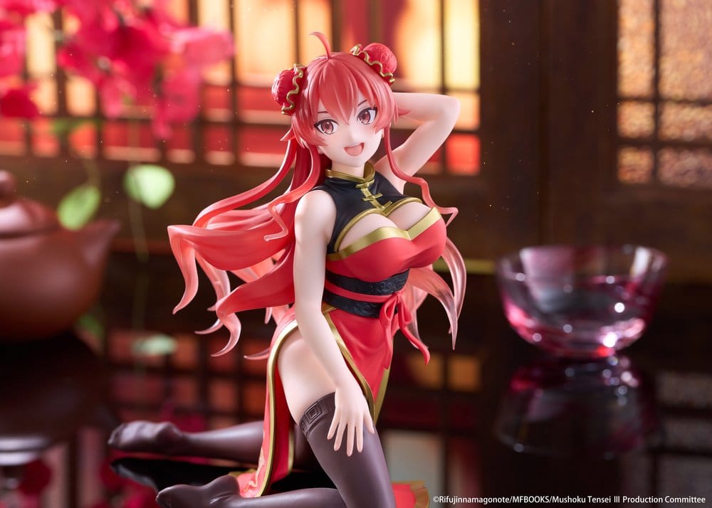Mushoku Tensei: Jobless Reincarnation Desktop Cute PVC Figur Eris Greyrat (Chinese Dress Ver.) 13 cm