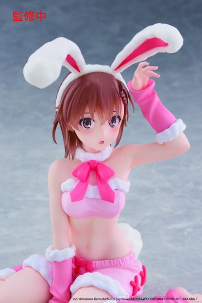 A Certain Scientific Railgun Moflock PVC Figur Mikoto Misaka (Fluffy Bunny Ver.) 13 cm