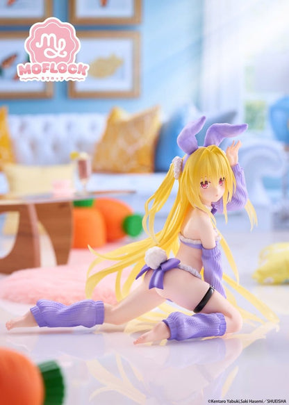 To Love-Ru Darkness MOFLOCK PVC Figur Golden Darkness (Fluffy Bunny Ver.) 13 cm