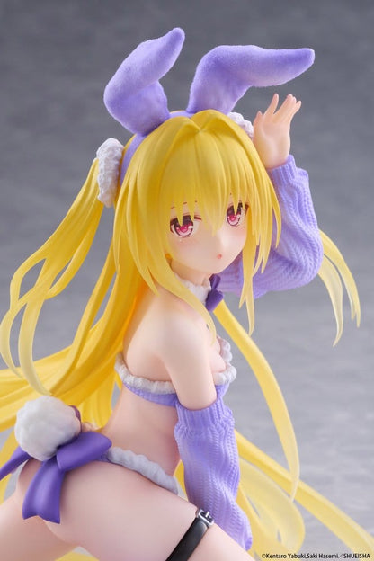 To Love-Ru Darkness MOFLOCK PVC Figur Golden Darkness (Fluffy Bunny Ver.) 13 cm