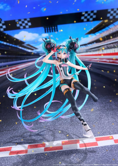 Hatsune Miku Taito Kuji PVC Figur Racing Miku 2026 Ver. Original 18 cm
