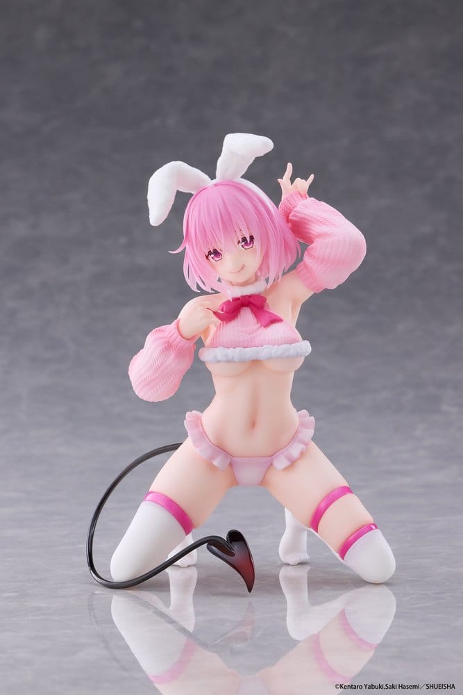 To Love-Ru Darkness MOFLOCK PVC Figur Momo (Fluffy Bunny Ver.) 13 cm