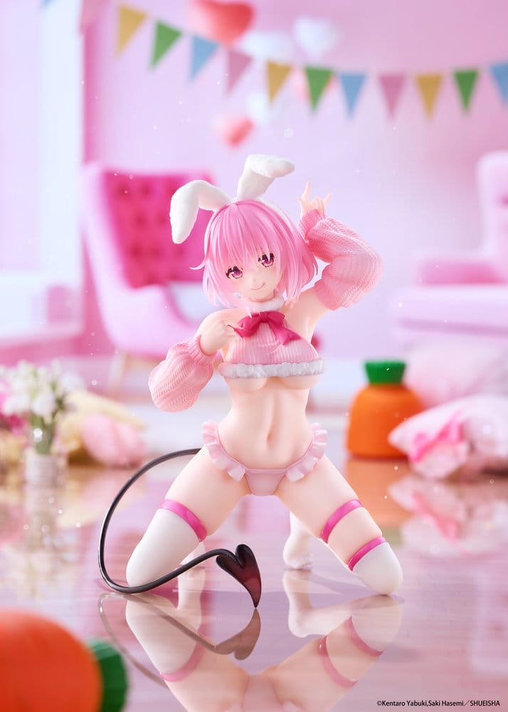 To Love-Ru Darkness MOFLOCK PVC Figur Momo (Fluffy Bunny Ver.) 13 cm