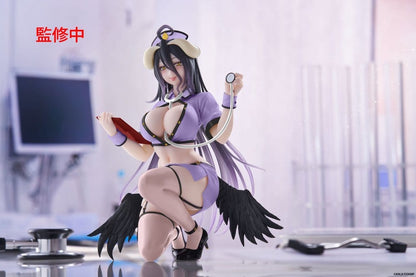 Overlord PVC Figur Desktop Cute Albedo (Nurse Ver.) Renewal 13 cm