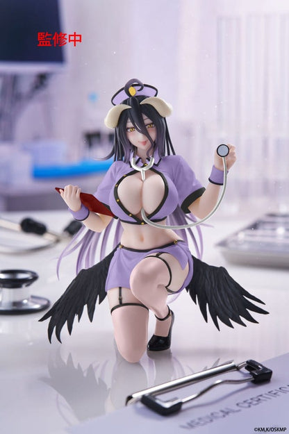 Overlord PVC Figur Desktop Cute Albedo (Nurse Ver.) Renewal 13 cm