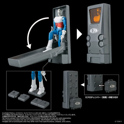 Microman Legacysoul Actionfiguren 4er-Pack SPYM M14X Set