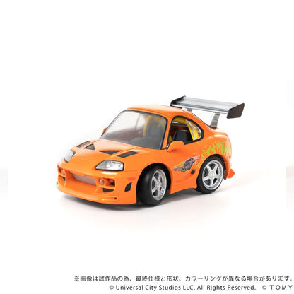 Fast & Furious Q-Village Fahrzeug mit Minifigur Toyota Supra JZA80 9 cm