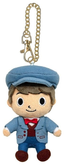 Professor Layton und die Neue Welt des Dampfes Plüsch-Schlüsselanhänger Luke Metall 11 cm