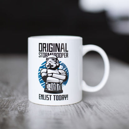 Original Stormtrooper Tasse Enlist Today White