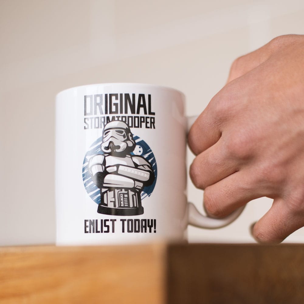 Original Stormtrooper Tasse Enlist Today White