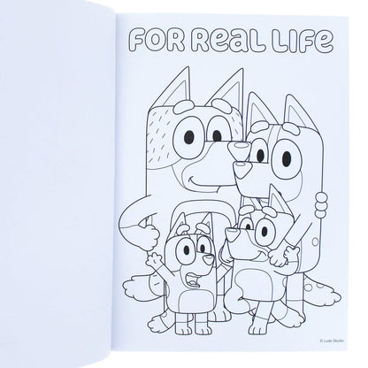 Bluey Malbuch A4 & Sticker Set