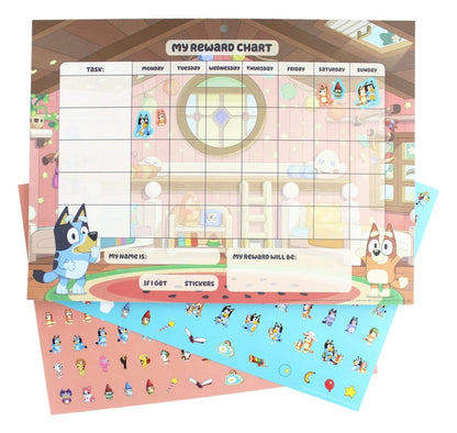Bluey Belohnungsplan-Set