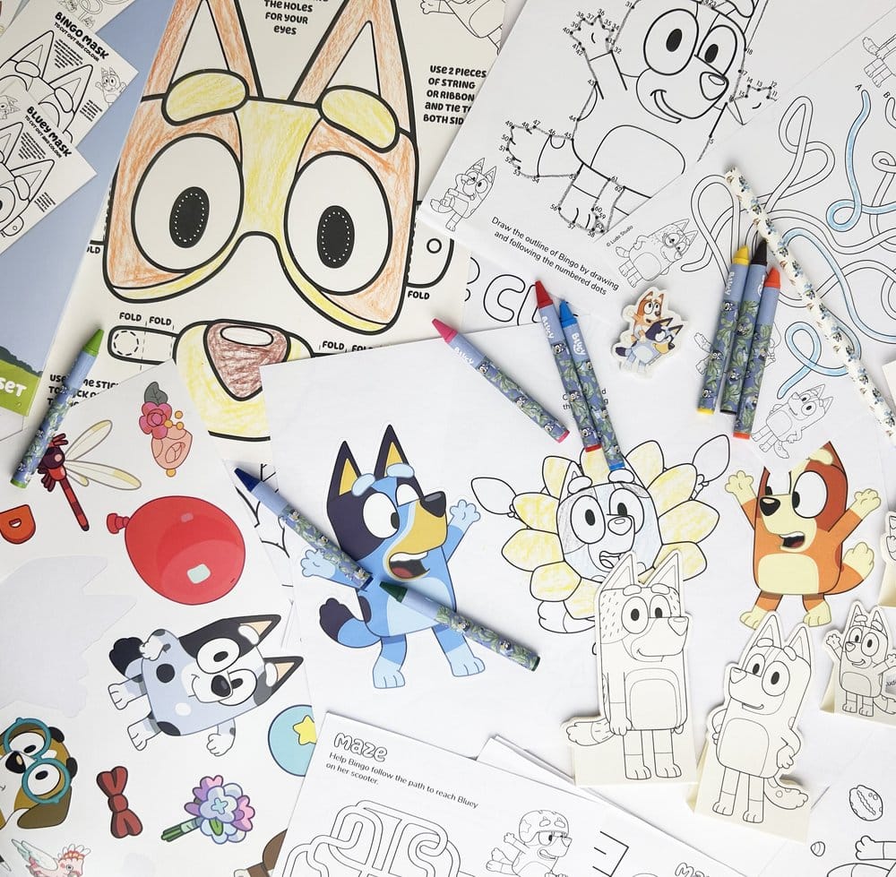 Bluey Spiel- & Lernposter-Set